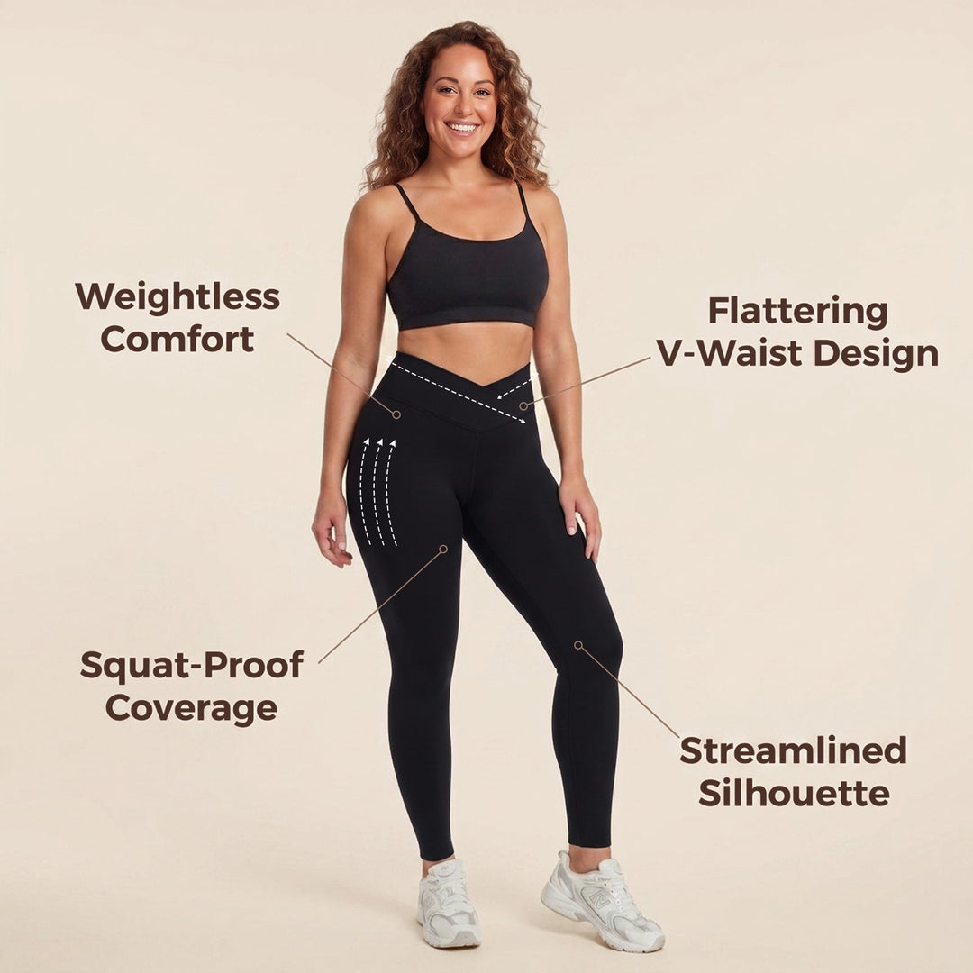BareCurve V-Waist Legging | Buttery Soft Sculpting Fit